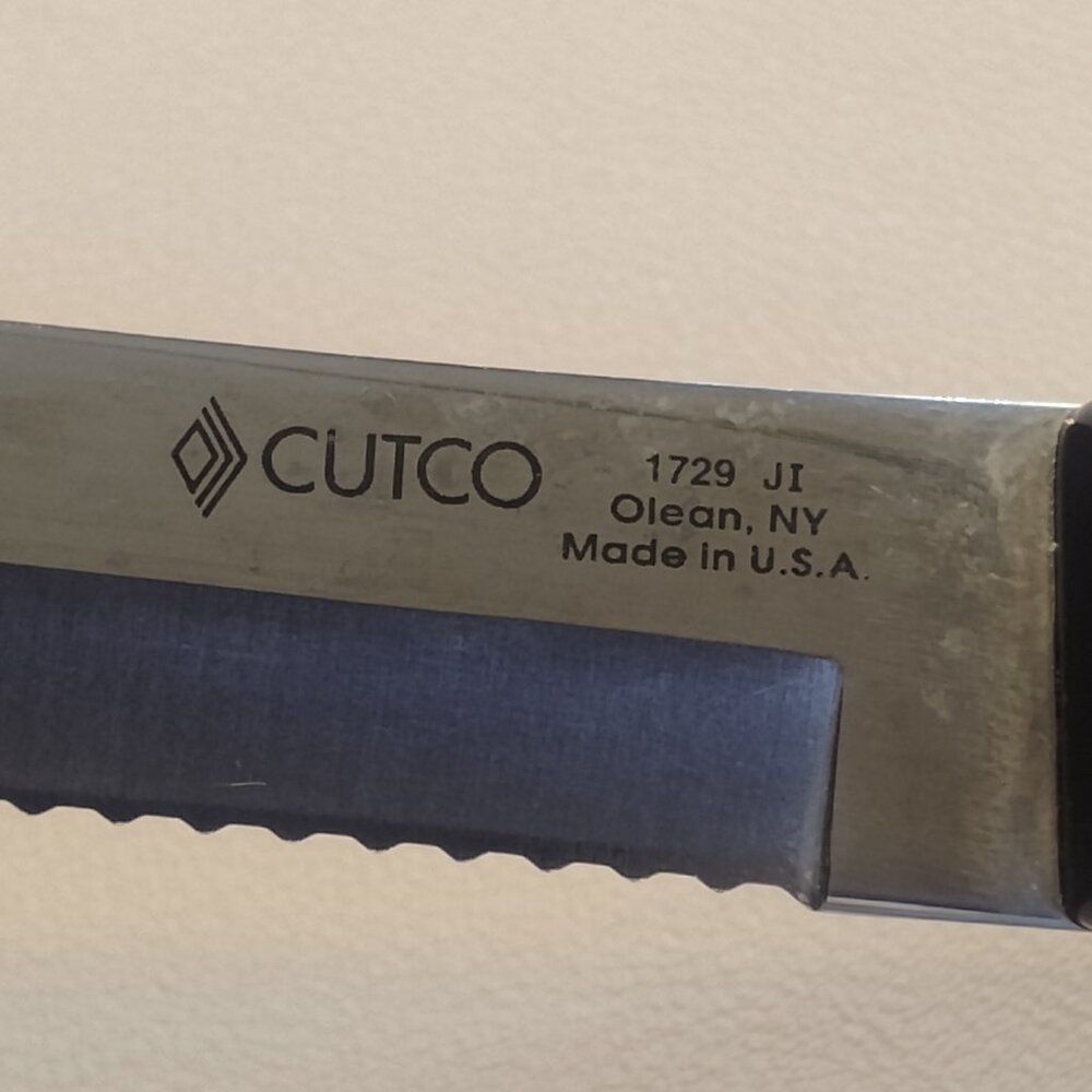 Cutco 1729 JI Petite Carver Knife - Classic Vintage Dark Brown Cutlery - Picture 4 of 10
